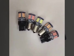 एल्यूमीनियम मिश्र धातु एलईडी मोड़ संकेत 120° बीम कोण संकेतक 3030 39 SMD 12v 1156 BA15S 1157 BAY15D