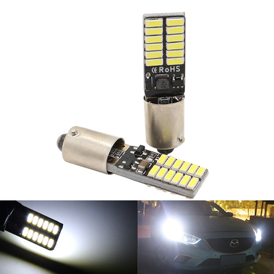 BA9S 4014 24SMD ऑटोमोटिव एलईडी लाइट बल्ब चौड़ाई एलईडी संकेतक लाइट 12V