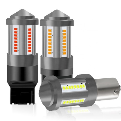 7440 LED ब्रेक टर्न सिग्नल लाइट्स 1156 BA15S BAY15S 2016 40SMD नो एरर डीआरएल 12 वी अलार्म क्लॉक