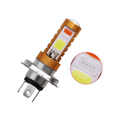 3 रंग COB LED हेडलाइट H4 H6 80W P15D BA20D व्हाइट ब्लू रेड