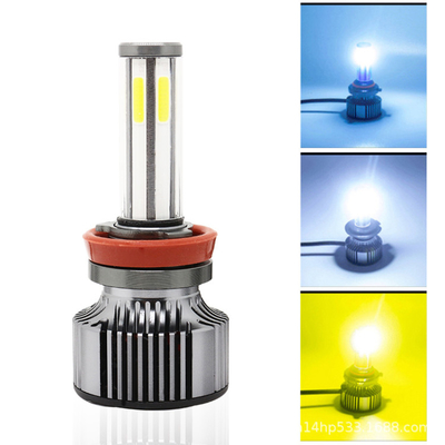360 डिग्री लाइटिंग N6 LED कार हेडलाइट H4 H7 H8 H11 LED फॉग लाइट बल्ब
