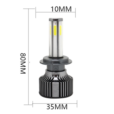 360 डिग्री लाइटिंग N6 LED कार हेडलाइट H4 H7 H8 H11 LED फॉग लाइट बल्ब