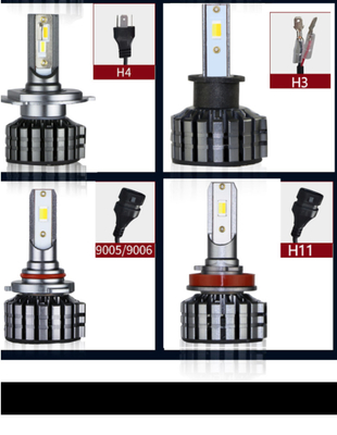 12-18V H1 एलईडी हेडलाइट बल्ब H4 H7 H8 H11 9005 9006 9012 H3 880 H13 9004 9007