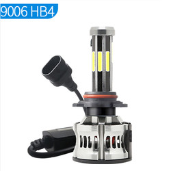 8 साइड्स H1 H3 H4 H7 9005 9006 ऑटोमोटिव एलईडी हेडलाइट 6000K 360 कैनबस