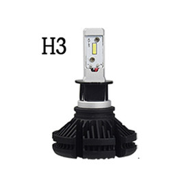 X3 ऑटोमोटिव एलईडी हेडलाइट फैनलेस फॉग लाइट H4 H7 H11 9005 9006