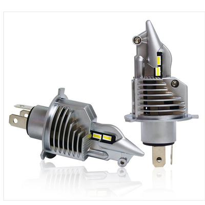 कार फैन कूलिंग 40W ऑटो लाइटिंग सिस्टम 9V-48V 8000lm के लिए मिनी फाइटर H4 एलईडी हेडलाइट