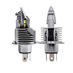 कार फैन कूलिंग 40W ऑटो लाइटिंग सिस्टम 9V-48V 8000lm के लिए मिनी फाइटर H4 एलईडी हेडलाइट