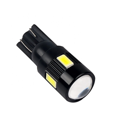 T10 5630 6 SMD नॉनपोलरिटी एलईडी कार साइड लाइट बल्ब संशोधित एलईडी बल्ब DC 12V