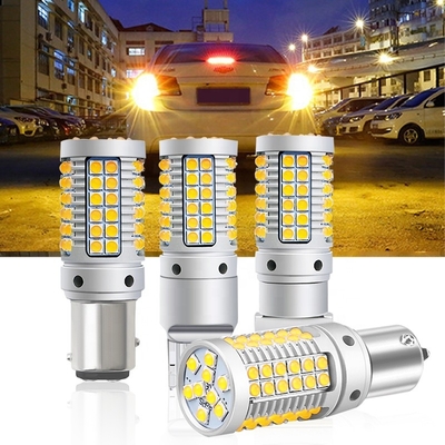 69smd Ba15s ऑटो एलईडी टर्न सिग्नल लाइट्स 23w कैनबस 7440 3030