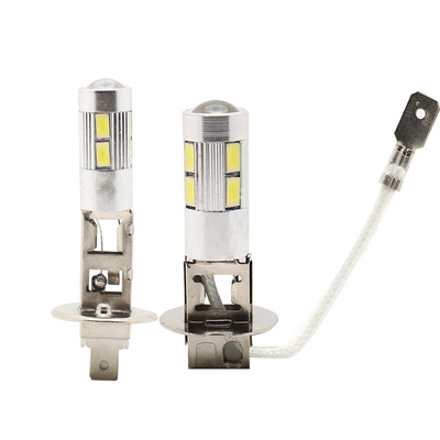 ऑटोमोबाइल फॉग लाइट्स H1 5630 10SMD Smd फॉग ड्राइविंग H3 एलईडी फॉग लाइट बल्ब 12V