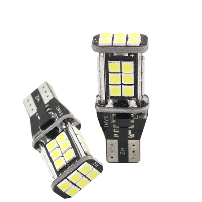 T15 3030 24SMD कैनबस एलईडी हेडलाइट 12V हाइलाइट रिवर्सिंग कार कॉर्नर लाइट