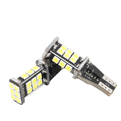 T15 3030 24SMD कैनबस एलईडी हेडलाइट 12V हाइलाइट रिवर्सिंग कार कॉर्नर लाइट