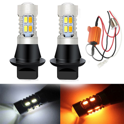 5630 20SMD एलईडी टर्न सिग्नल बल्ब डबल कलर 7440 T20 BA15S 1156 BAU15S
