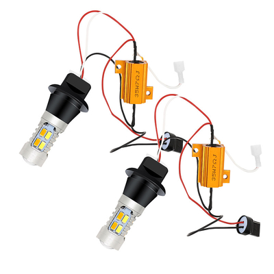 5630 20SMD एलईडी टर्न सिग्नल बल्ब डबल कलर 7440 T20 BA15S 1156 BAU15S