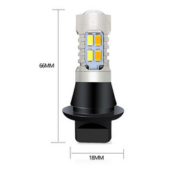 5630 20SMD एलईडी टर्न सिग्नल बल्ब डबल कलर 7440 T20 BA15S 1156 BAU15S
