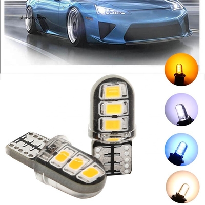 T10 कार एलईडी चौड़ाई कार साइड मार्कर लाइट 2835 6smd DC12V 194 W5W