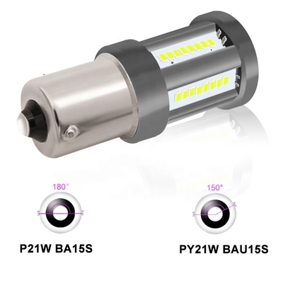 7440 LED ब्रेक टर्न सिग्नल लाइट्स 1156 BA15S BAY15S 2016 40SMD नो एरर डीआरएल 12 वी अलार्म क्लॉक