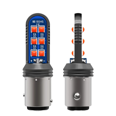 5w यूनिवर्सल एलईडी टेल लाइट टर्न सिग्नल मिनी हेडलैम्प्स 12SMD