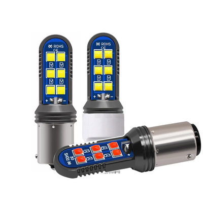 5w यूनिवर्सल एलईडी टेल लाइट टर्न सिग्नल मिनी हेडलैम्प्स 12SMD