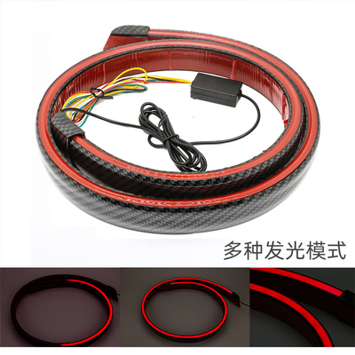 एयरमैन के लिए 5W 12V कार फ्लेक्सिबल एलईडी टेल लाइट कार्बन फाइबर