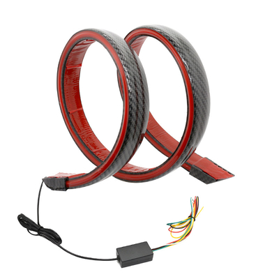 एयरमैन के लिए 5W 12V कार फ्लेक्सिबल एलईडी टेल लाइट कार्बन फाइबर