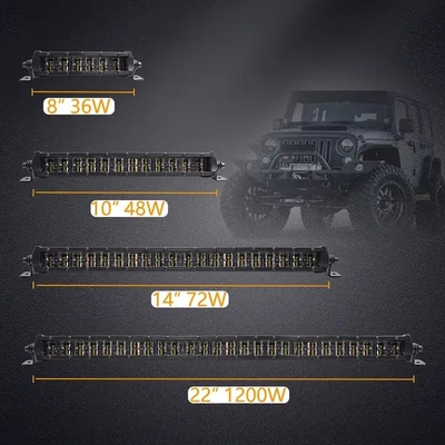 ऑफ रोड 4x4 जीप ट्रक यूटीवी एलईडी लाइट बार 12 वी 24 वी ऑटोमोटिव एलईडी लाइट बार