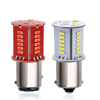 अनुकूलन योग्य मोटर वाहन एलईडी मोड़ संकेत 3014 30SMD S25 1156 BA15S BAU15S BAY15D टेल लैंप