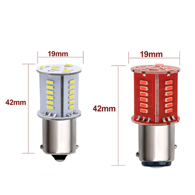 अनुकूलन योग्य मोटर वाहन एलईडी मोड़ संकेत 3014 30SMD S25 1156 BA15S BAU15S BAY15D टेल लैंप