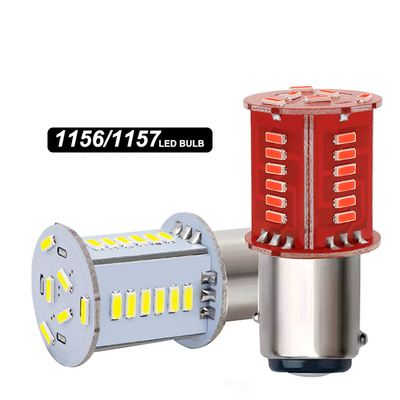 अनुकूलन योग्य मोटर वाहन एलईडी मोड़ संकेत 3014 30SMD S25 1156 BA15S BAU15S BAY15D टेल लैंप