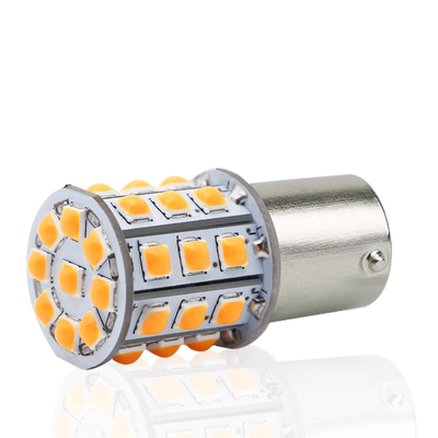 लंबे समय तक चलने वाली कारों के लिए सफेद एलईडी टर्न सिग्नल 12V एल्यूमीनियम मिश्र धातु शरीर सफेद पीला लाल 3030 33SMD