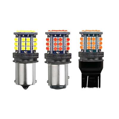 एल्यूमीनियम मिश्र धातु एलईडी मोड़ संकेत संकेतकों 3030 39 SMD 12v 1156 BA15S 1157 BAY15D T20 T25 कार मोड़ संकेत