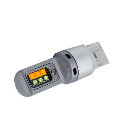 1156 यूनिवर्सल 12smd एलईडी बल्ब 1156 P21W BA15S PY21W 3157 7443 कैनबस के साथ दीर्घकालिक 5W एलईडी ब्रेक टर्न सिग्नल लाइट्स