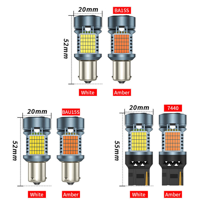 कैनबस 2016 120SMD T20 1156 1157 3156 3157 के साथ एलईडी बल्ब