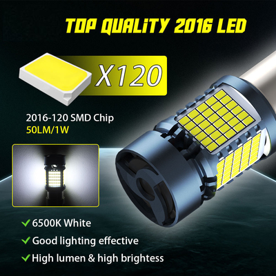 कैनबस 2016 120SMD T20 1156 1157 3156 3157 के साथ एलईडी बल्ब