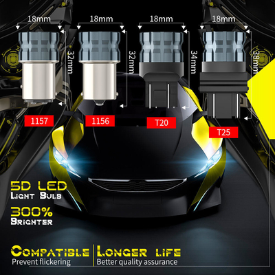 100% कैनबस बाउ15एस बा15एस टी25 1156 एलईडी बल्ब 900Lm 3030 चिप्स 6LED 12V ब्रेक टर्न सिग्नल लाइट्स 6W