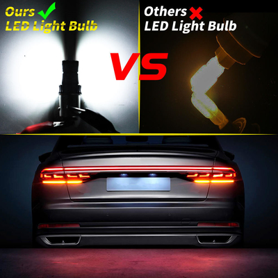जलरोधक 12V 1156 3030 24LED+2COB ब्रेक टर्न सिग्नल लाइट्स 3156 डुअल कलर एलईडी बल्ब