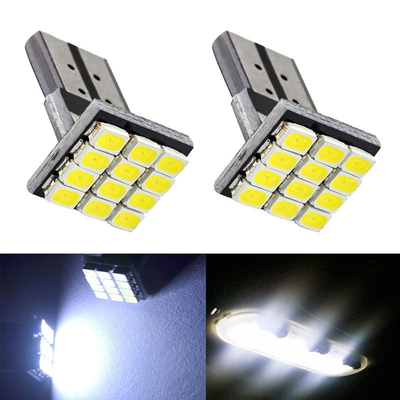 पावर 9W एलईडी लाइट बल्ब वाटरप्रूफ IP67 360 डिग्री ऑटोमोटिव लाइट 12v T10 12SMD 1206 3020 रीडिंग लाइट लाइसेंस प्लेट
