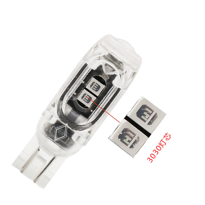 360 डिग्री एलईडी लाइट बल्ब ऑटोमोटिव लाइसेंस प्लेट लाइट T10 2835 3030 5smd एलईडी हाइलाइट 5W5 गैर ध्रुवीय छोटी चौड़ाई दीपक