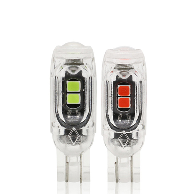 360 डिग्री एलईडी लाइट बल्ब ऑटोमोटिव लाइसेंस प्लेट लाइट T10 2835 3030 5smd एलईडी हाइलाइट 5W5 गैर ध्रुवीय छोटी चौड़ाई दीपक
