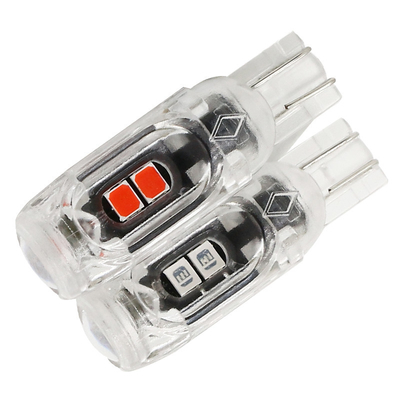 360 डिग्री एलईडी लाइट बल्ब ऑटोमोटिव लाइसेंस प्लेट लाइट T10 2835 3030 5smd एलईडी हाइलाइट 5W5 गैर ध्रुवीय छोटी चौड़ाई दीपक