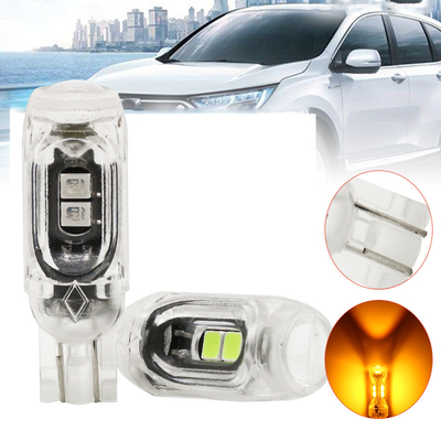 360 डिग्री एलईडी लाइट बल्ब ऑटोमोटिव लाइसेंस प्लेट लाइट T10 2835 3030 5smd एलईडी हाइलाइट 5W5 गैर ध्रुवीय छोटी चौड़ाई दीपक