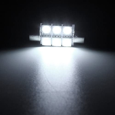 फेस्टून C5W 5050 6SMD LED कार इंटीरियर लाइट्स लैंप बल्ब डोम ब्लू व्हाइट DC 12V 31mm 36mm 39mm 41mm